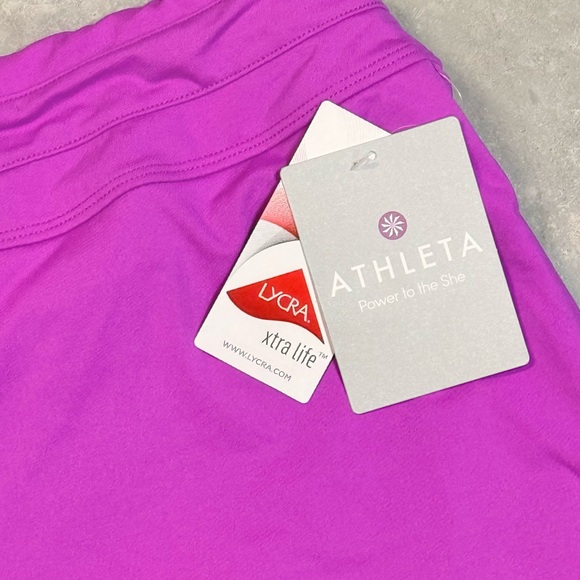 Athleta Fun in the Sunjazz Swim Shorts L NWT Drawstring Quick Dry Pockets - Picture 3 of 7